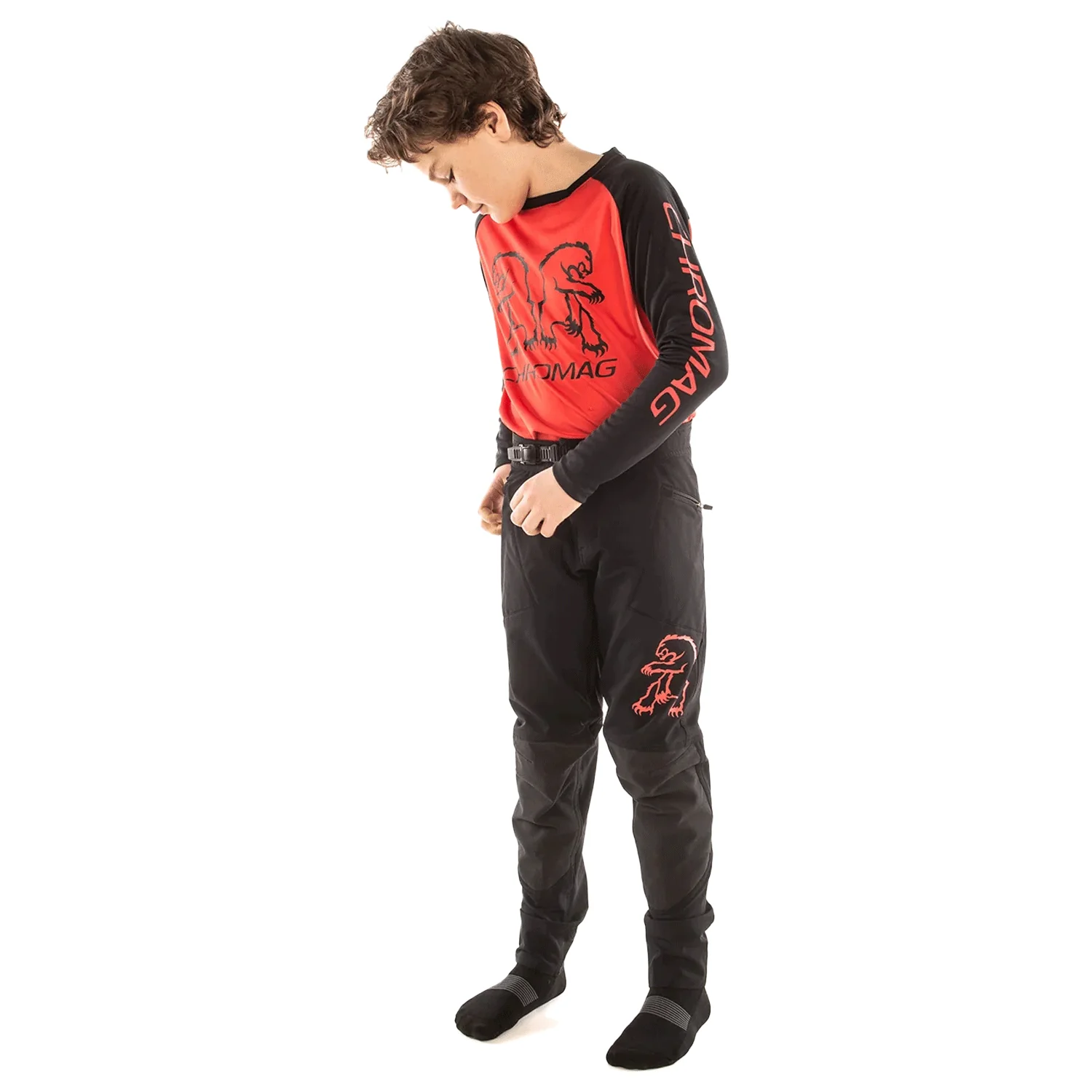Chromag Kids Feint Pant 2024 Black/Grey - Image 2