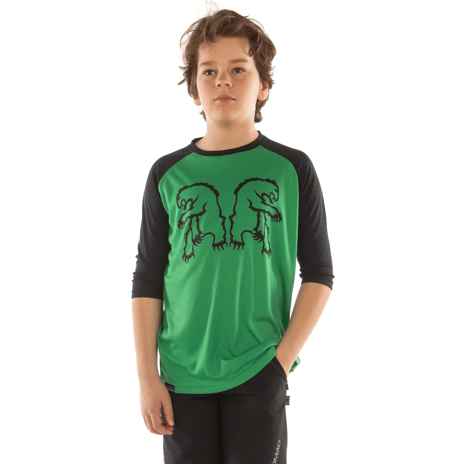 Chromag Kids Mission 3/4 Sleeve Shirt Fern