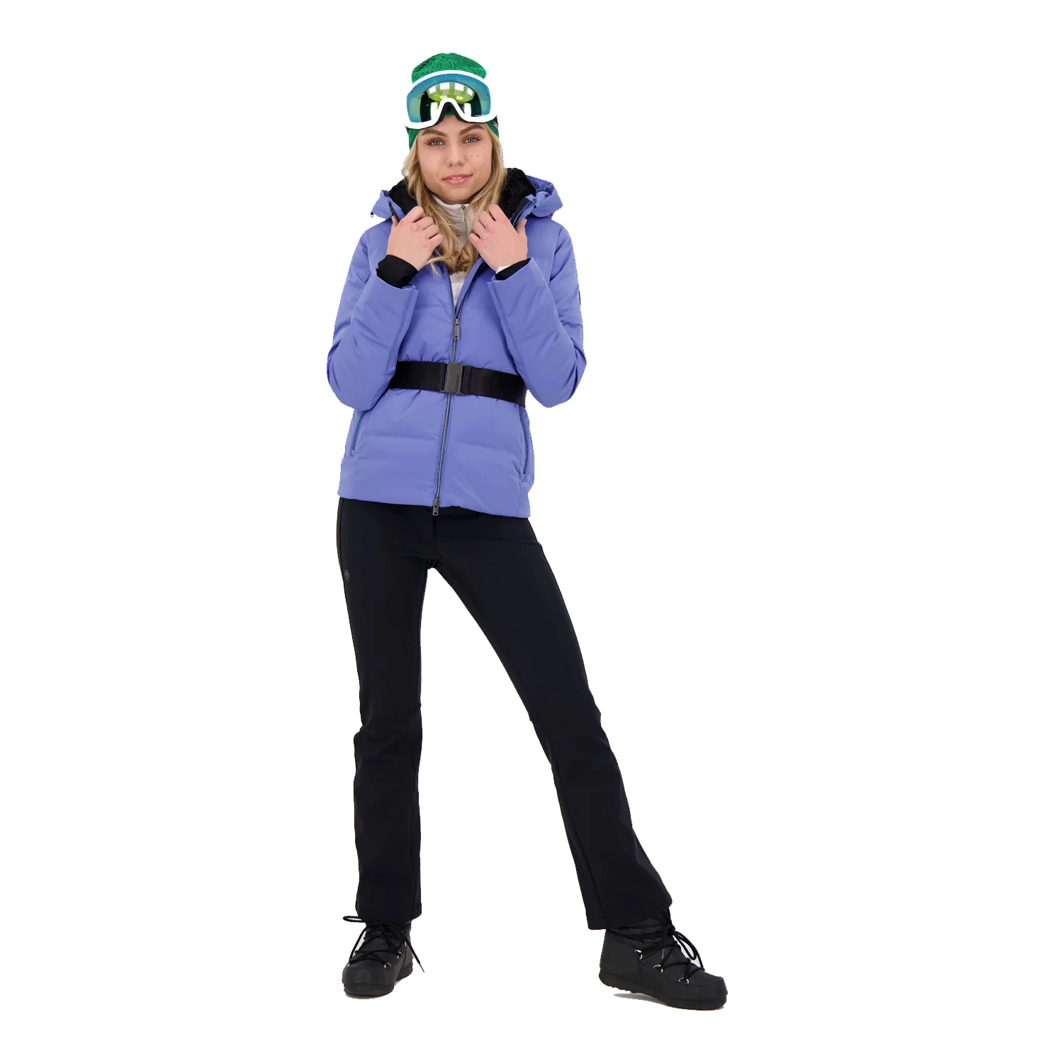 Descente Women's Luna Down Jacket 2024 Sphere Blue - Image 3