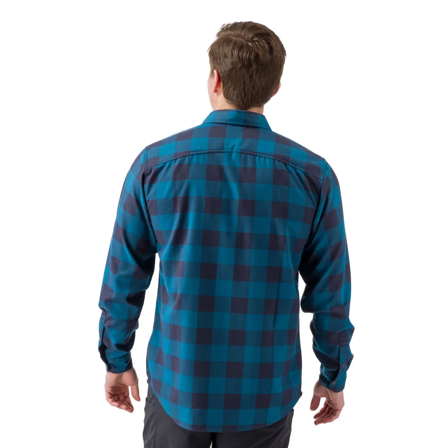 Flylow Men's Handlebar Tech Flannel Shirt Marine - Image 2
