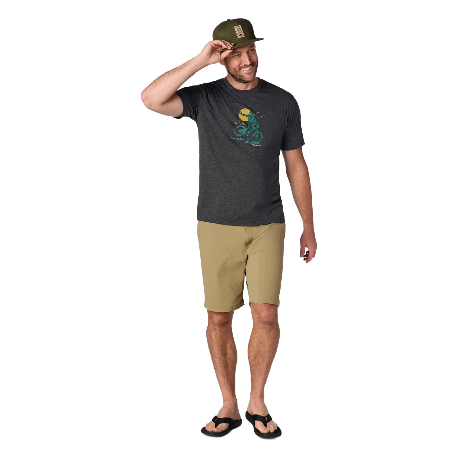 Flylow Men's MTB Trick T-Shirt Black