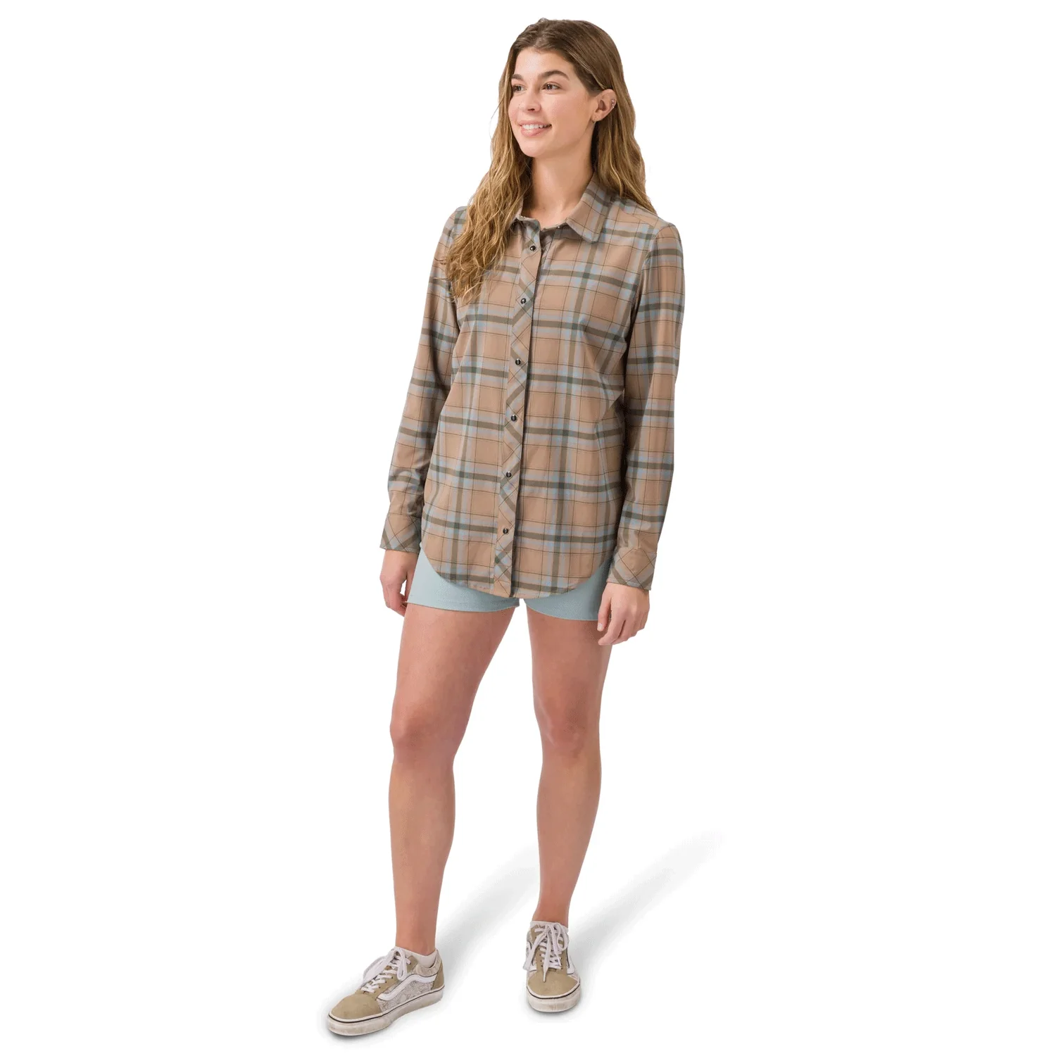 Flylow Women's Dolly Shirt 2024 Chai - Image 3
