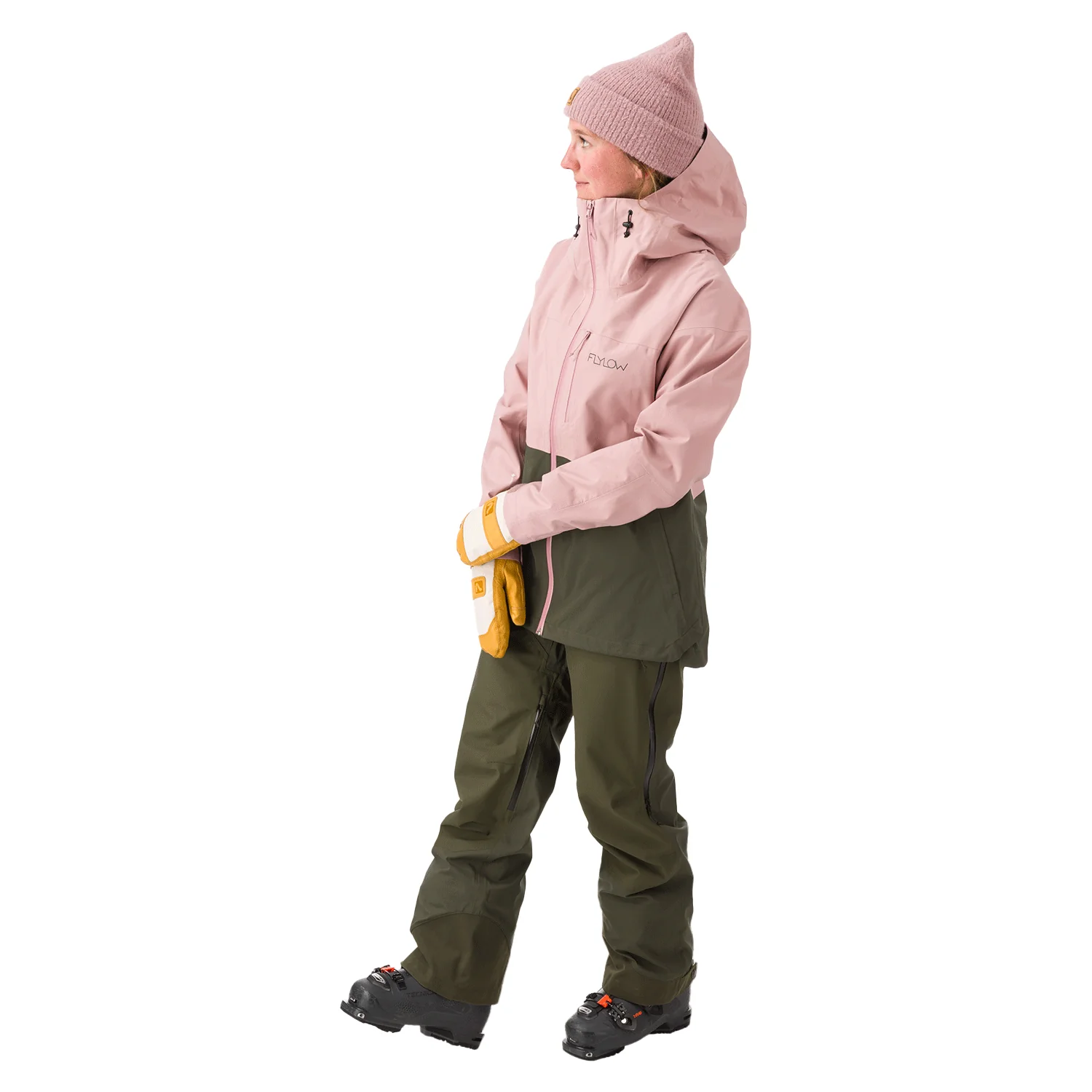 Flylow Women's Lucy Jacket 2025 Dusty Iris/Evergreen - Image 3