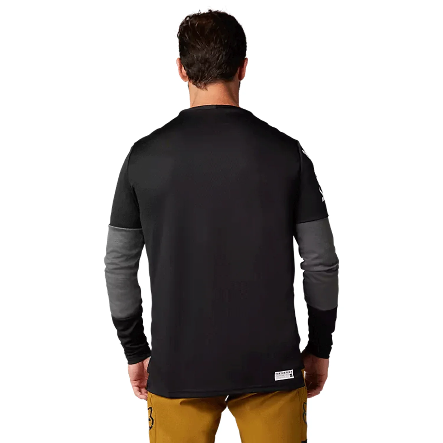 Fox Men's Defend L/S Foxhead Jersey Black - Image 2
