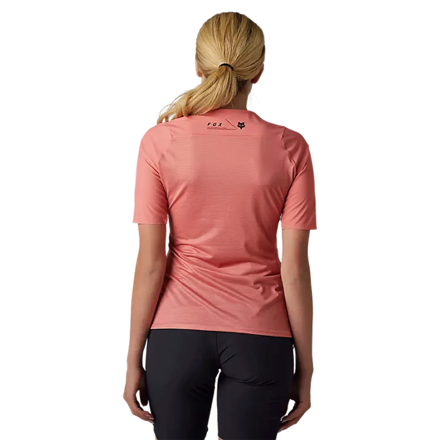 Fox Women's Flexair Ascent S/S Jersey Salmon - Image 2