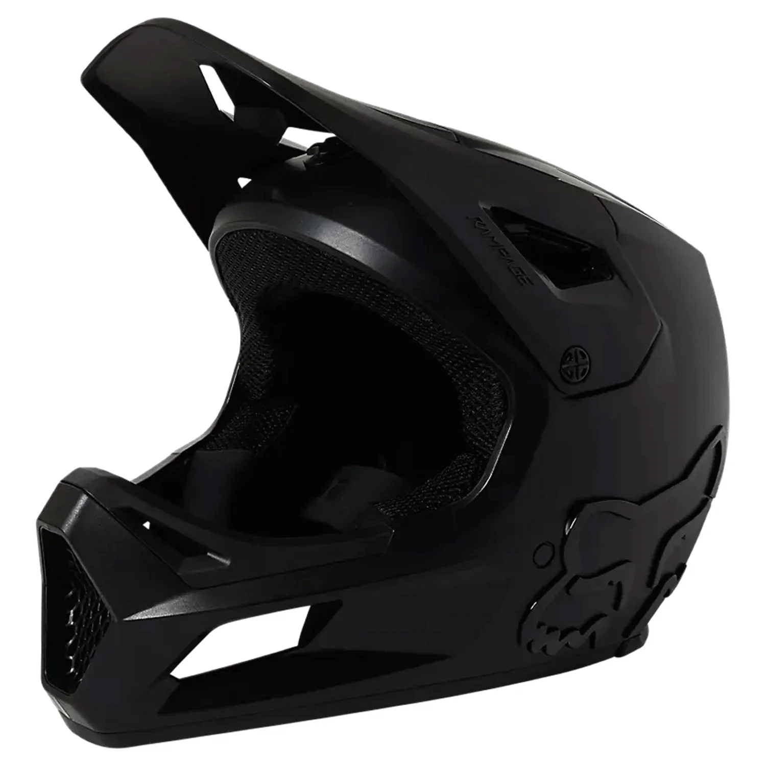 Fox Youth Rampage Helmet Black/Black - Image 3