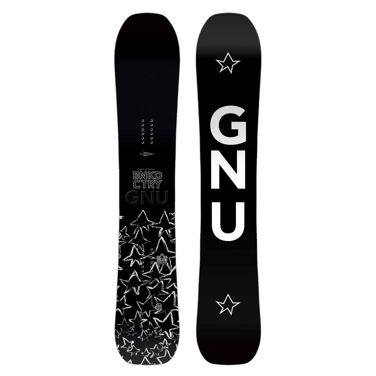 Gnu Men's Banked Country Snowboard 2025