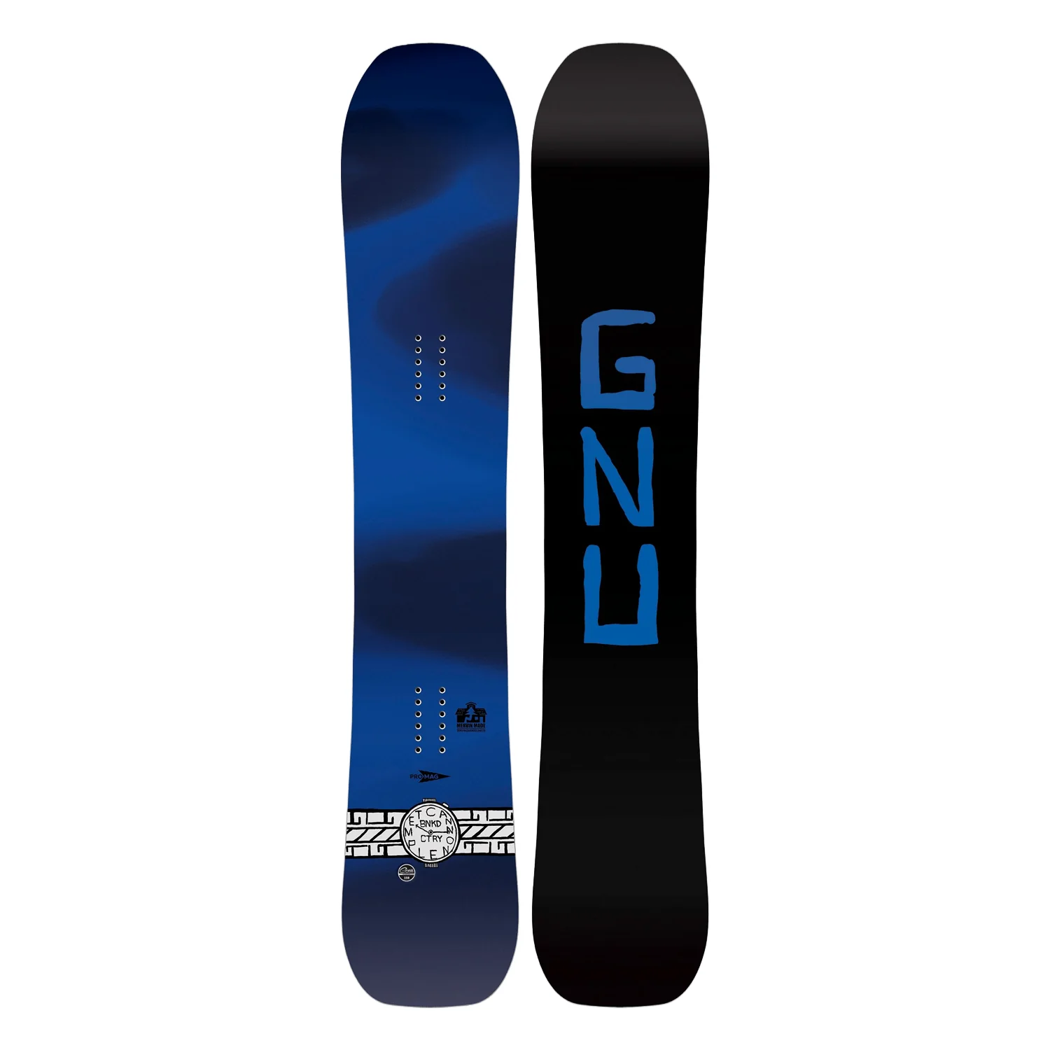 Gnu Men's Banked Country Snowboard 2026