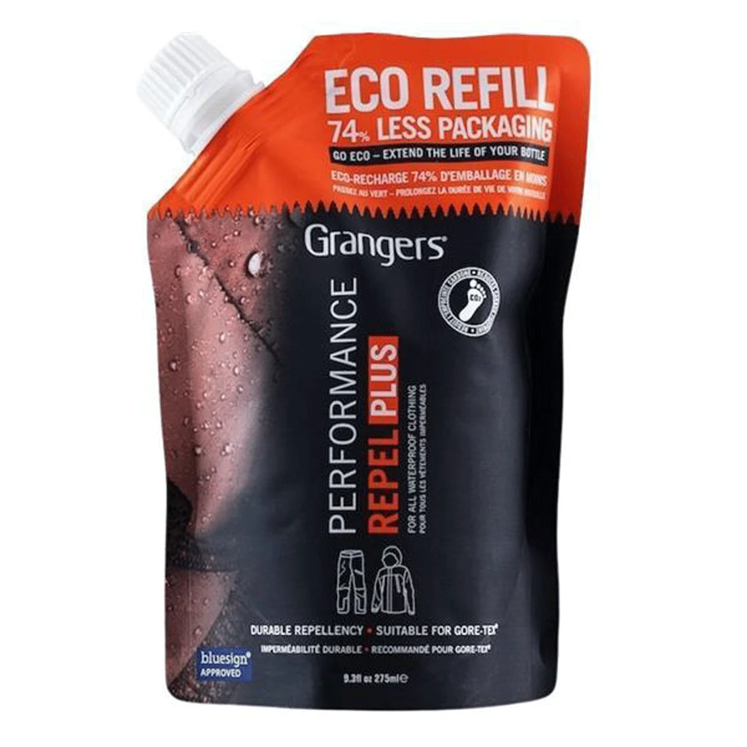 Grangers Performance Repel Plus Eco Refill 275mL Pouch