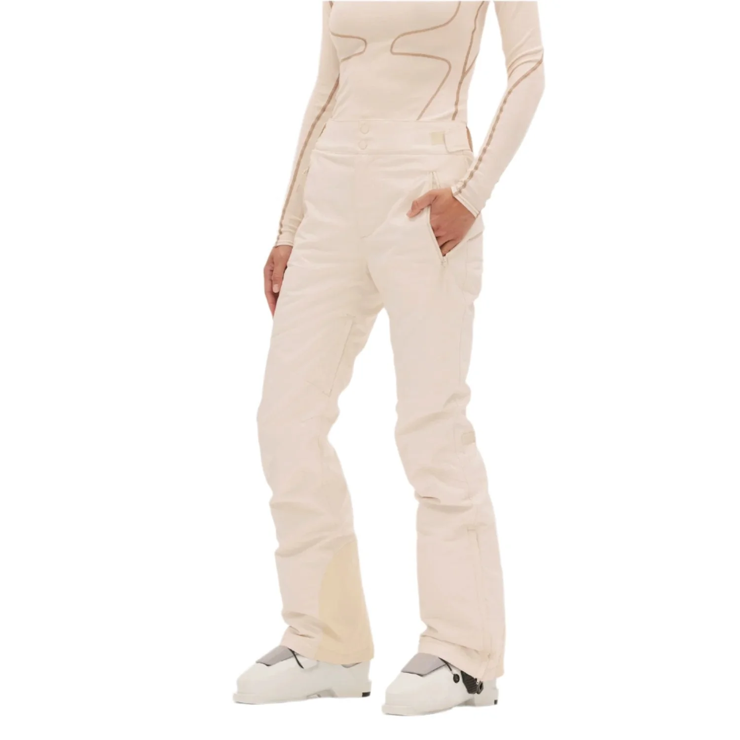 Halfdays Women's Alessandra Pant 2026 Oatmilk - Image 3