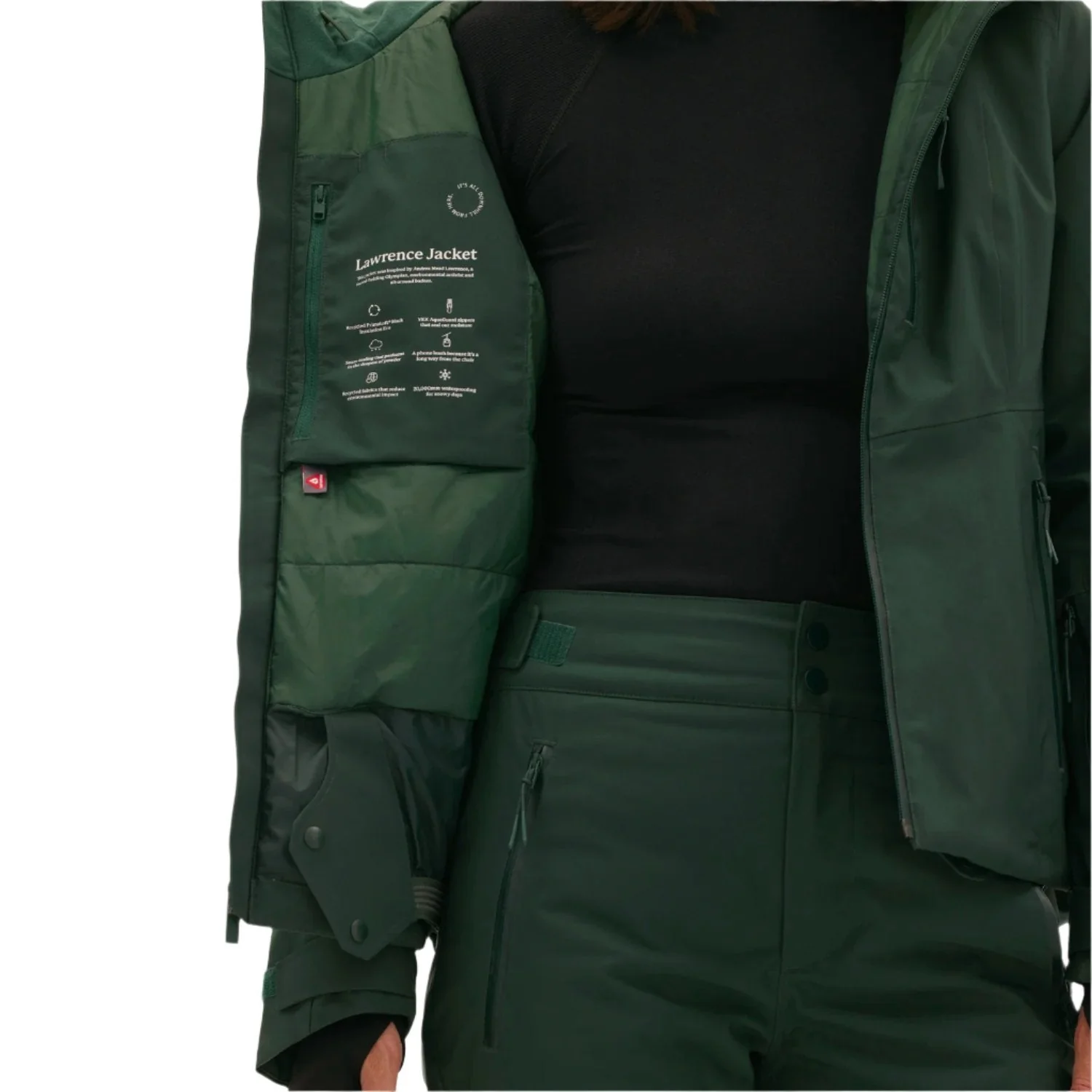 Halfdays Women's Lawrence Jacket 2026 Alpine Green - Image 3
