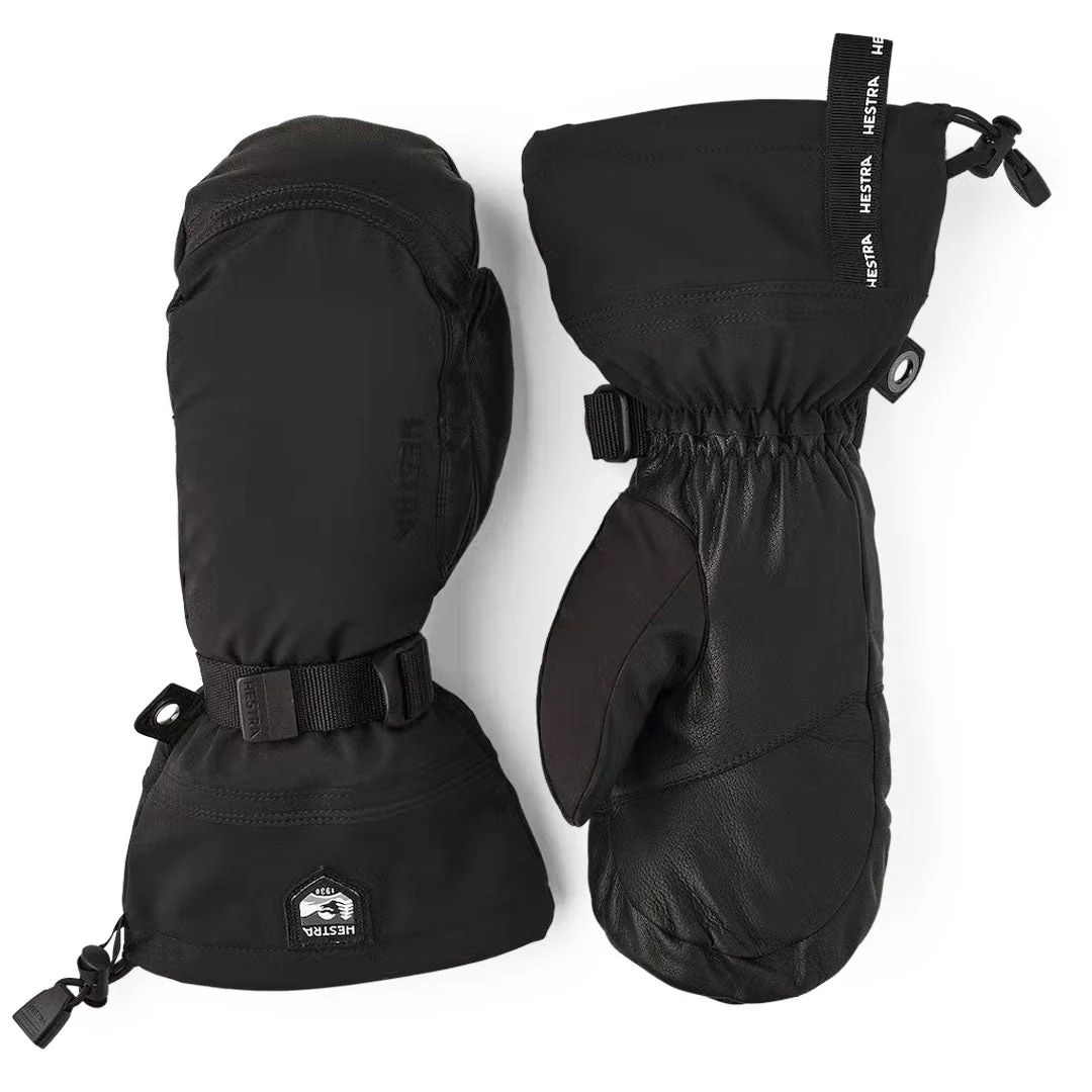 Hestra Men's Army Leather Extreme Mitt Black/Black