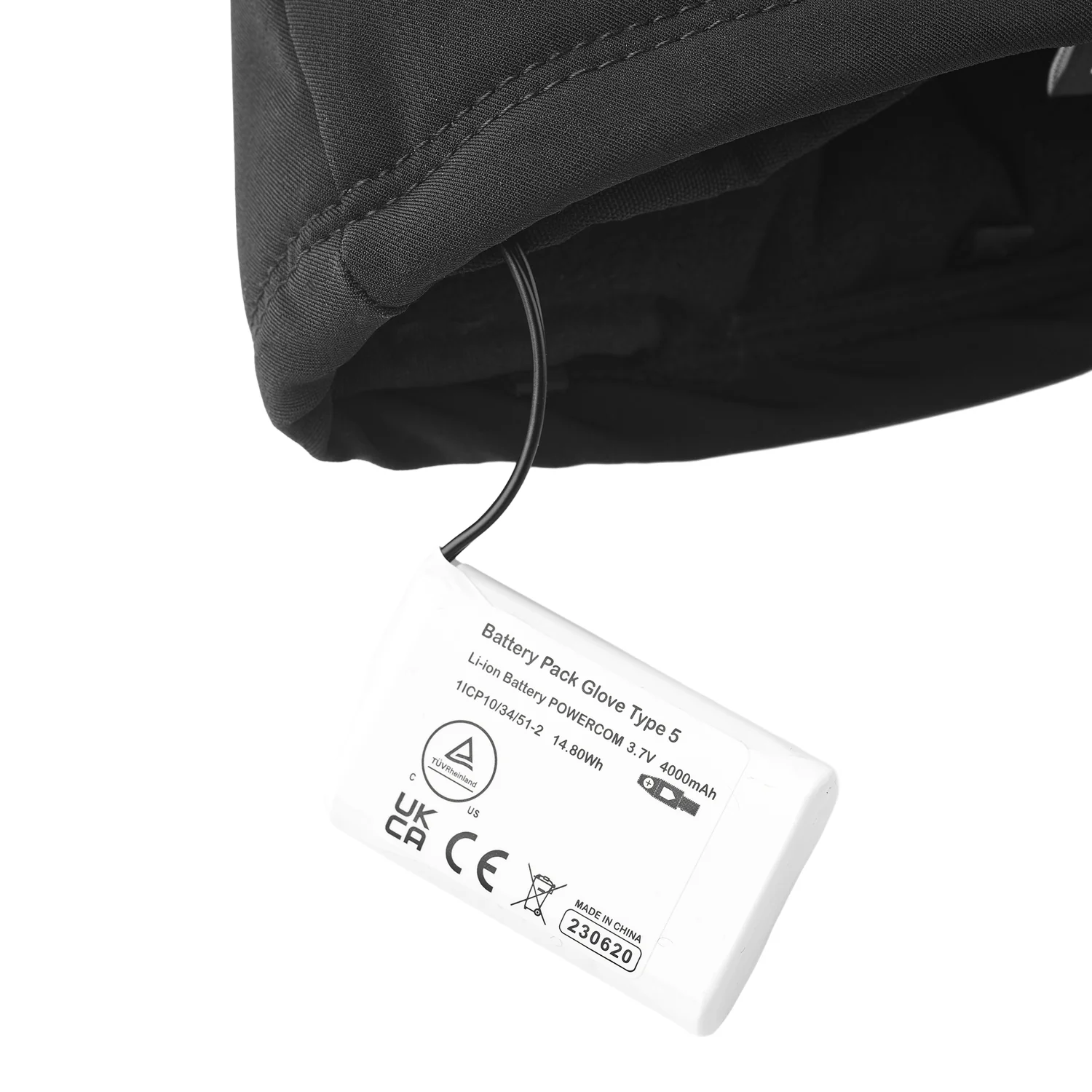 Hestra Heater Gauntlet Mitt Black/Black - Image 4