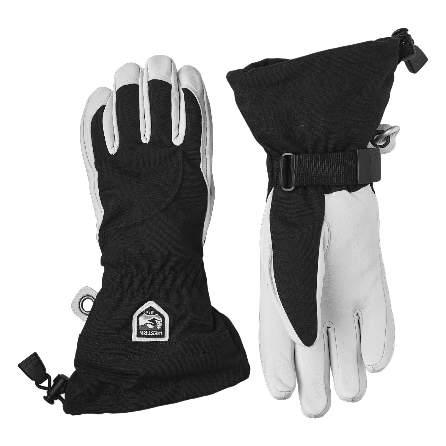 Hestra Women's Heli Ski Glove Black/Off White