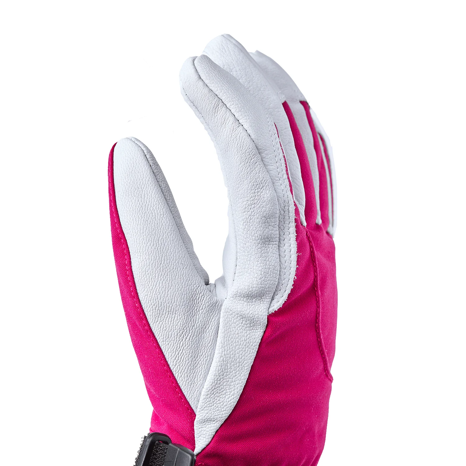 Hestra Women's Heli Ski Female Glove Cerise/White - Image 2