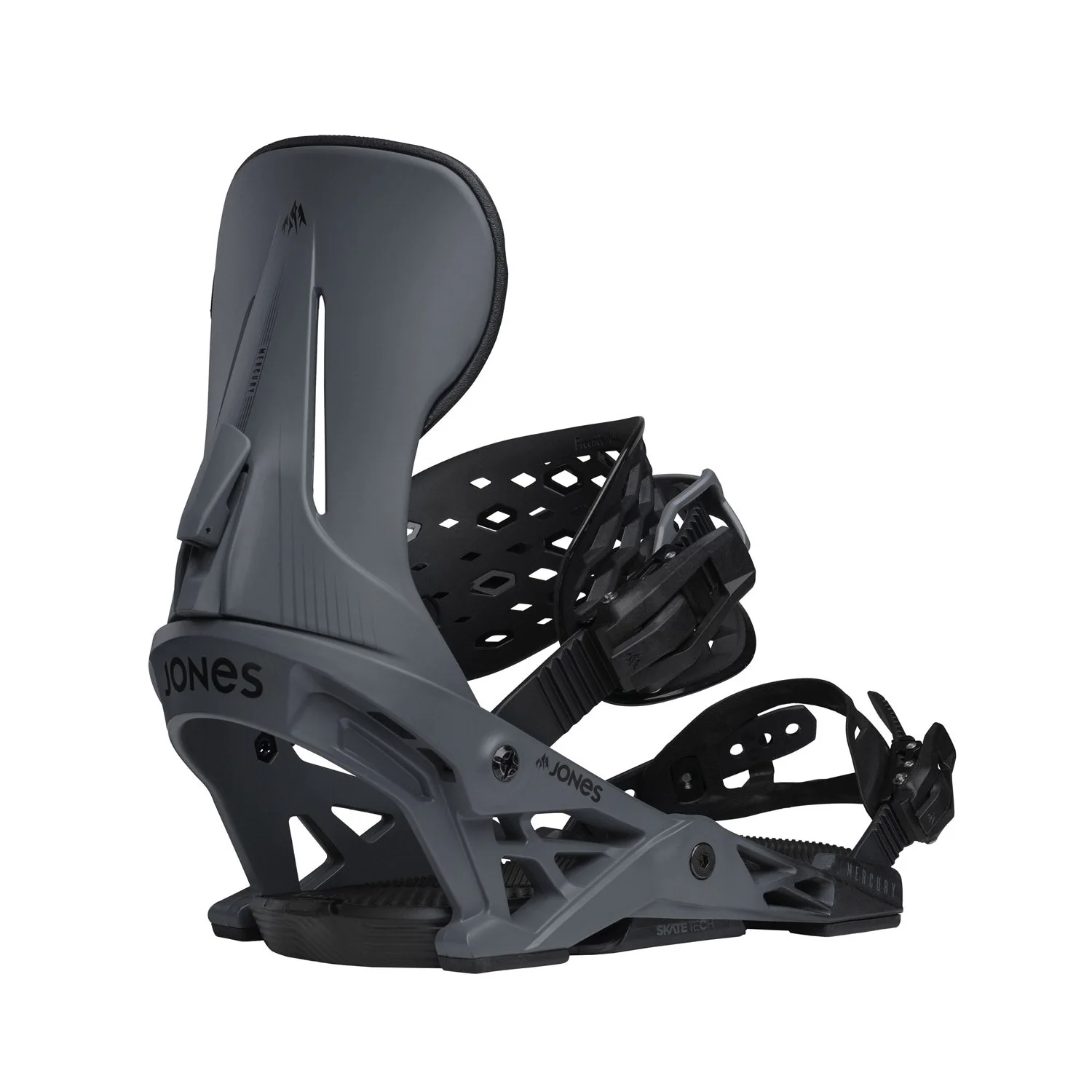 Jones Men's Mercury Snowboard Bindings 2026 Shadow Gray
