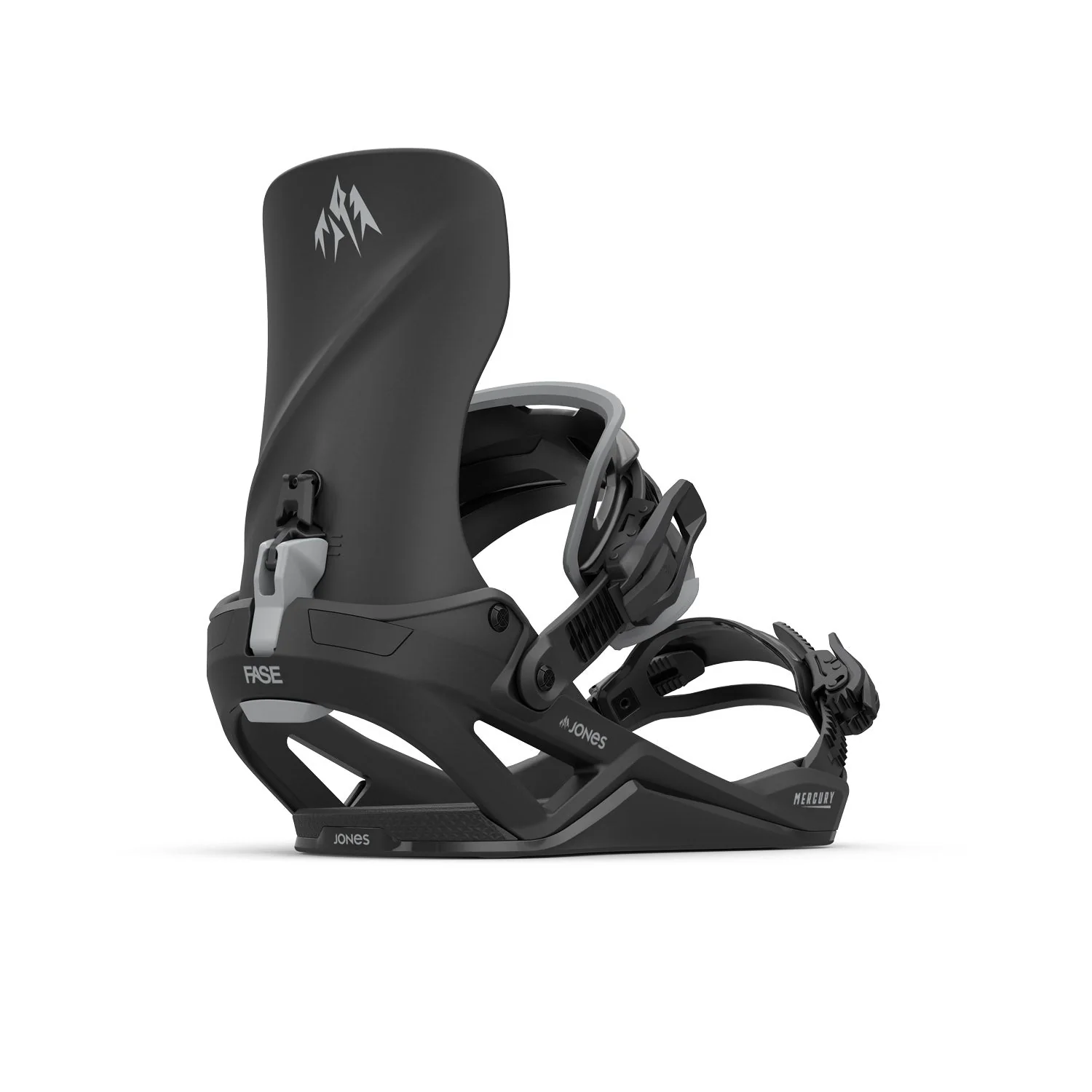 Jones Mercury FASE Snowboard Bindings 2026 Eclipse Black