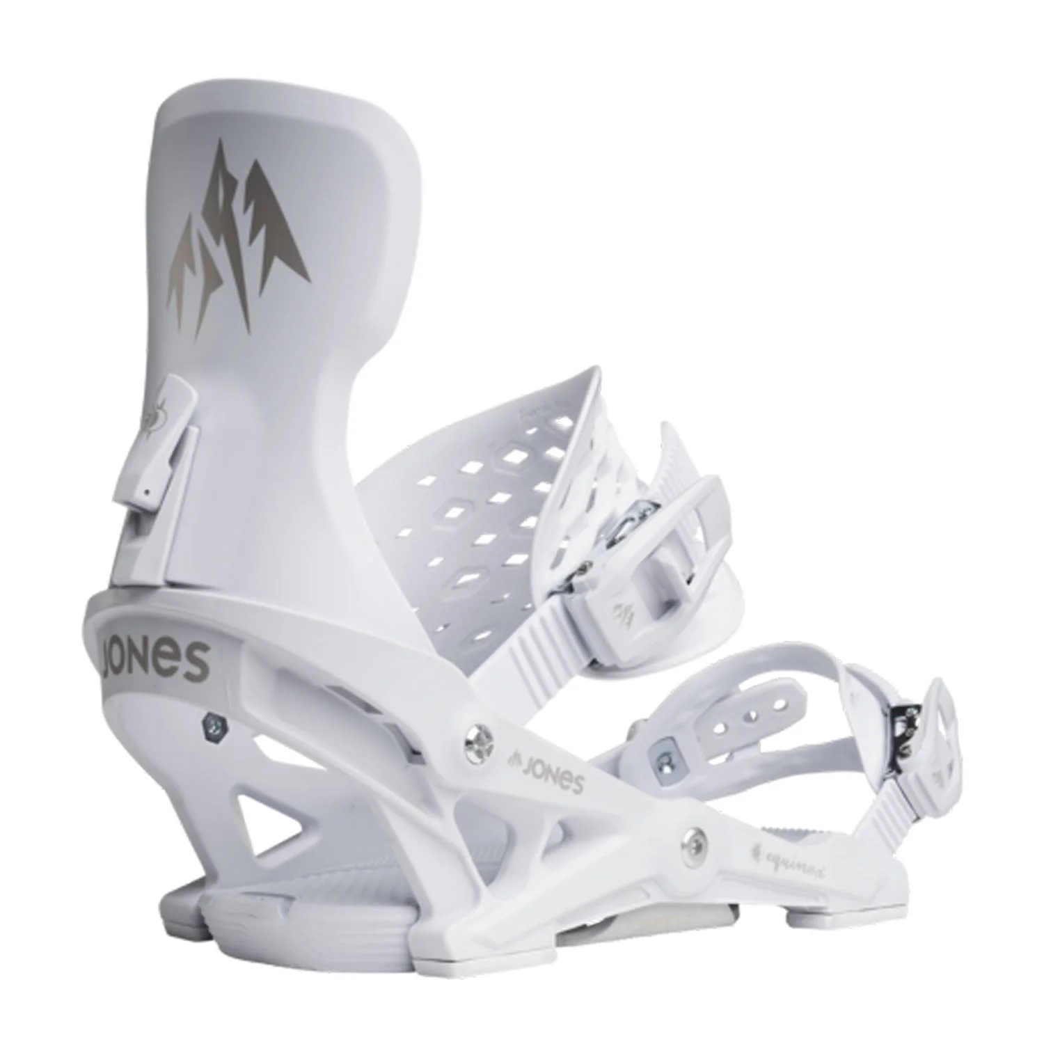 Jones Women's Equinox Snowboard Bindings 2026 Cloud White