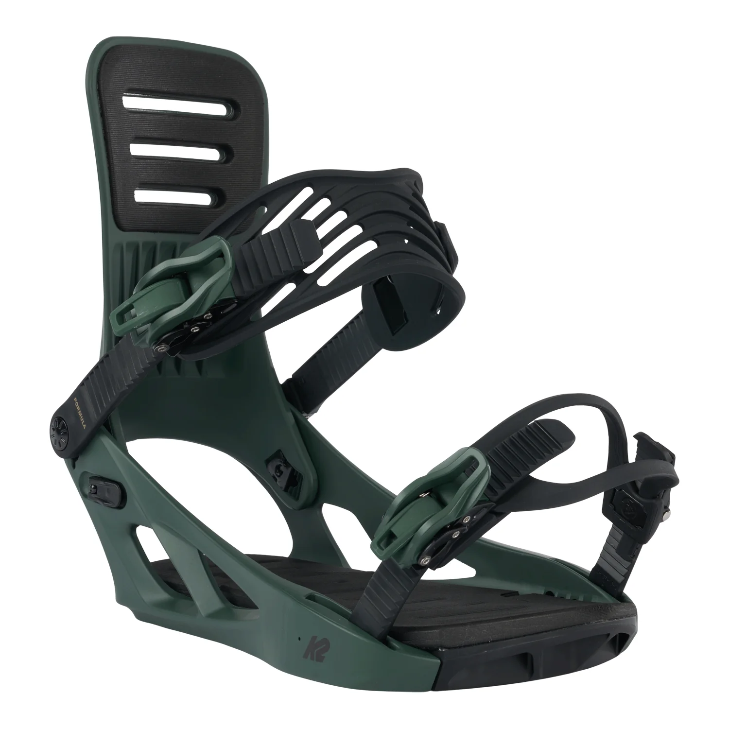 K2 Men's Formula Snowboard Bindings 2024 Deep Green - Image 3
