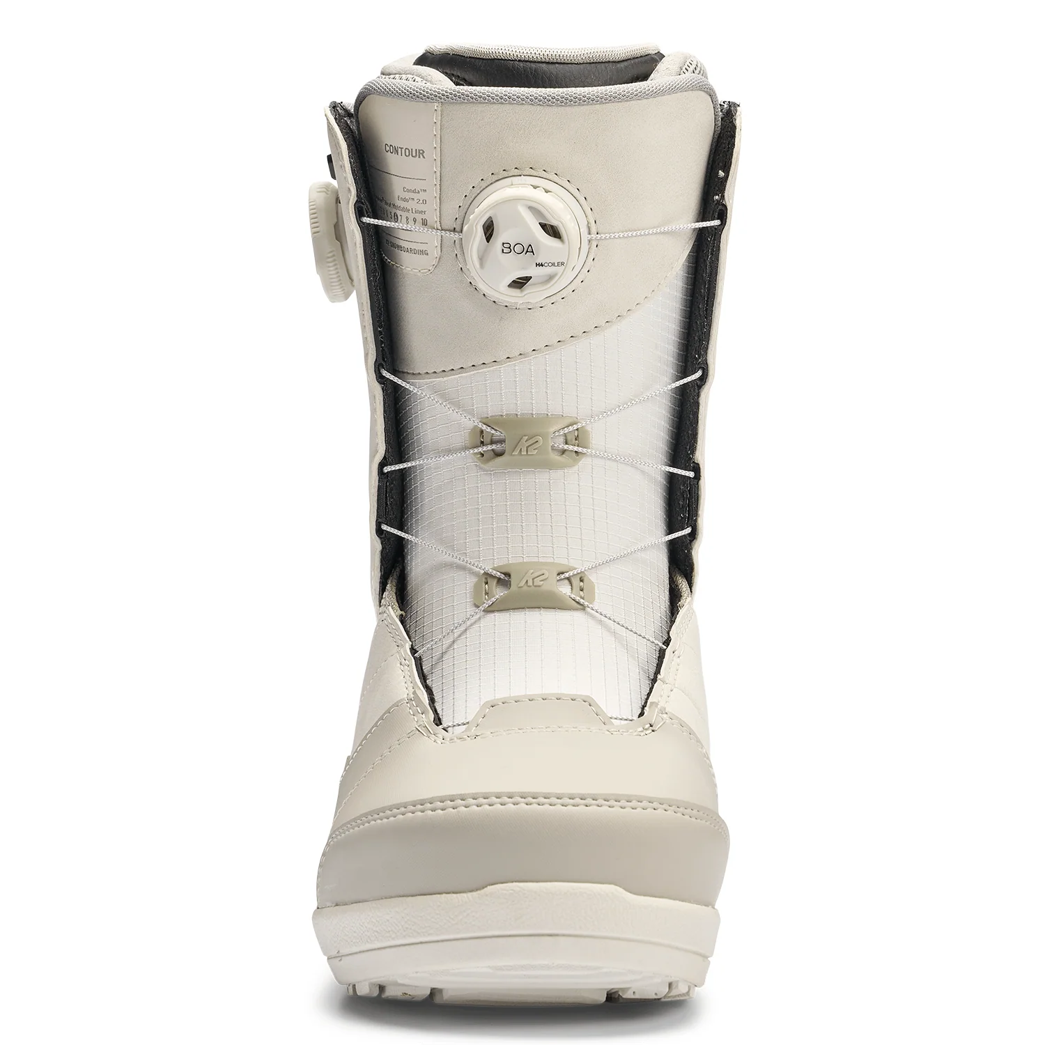 K2 Women's Contour Snowboard Boots 2026 Light Grey - Image 3