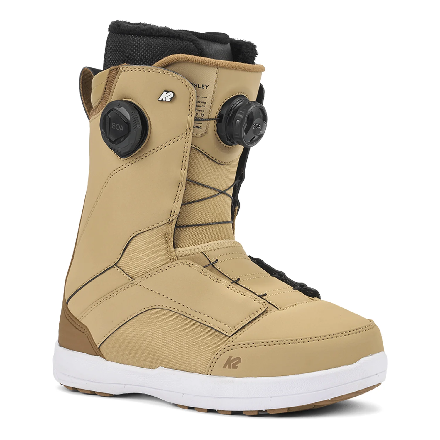 K2 Women's Kinsley Snowboard Boots 2024 Tan - Image 3