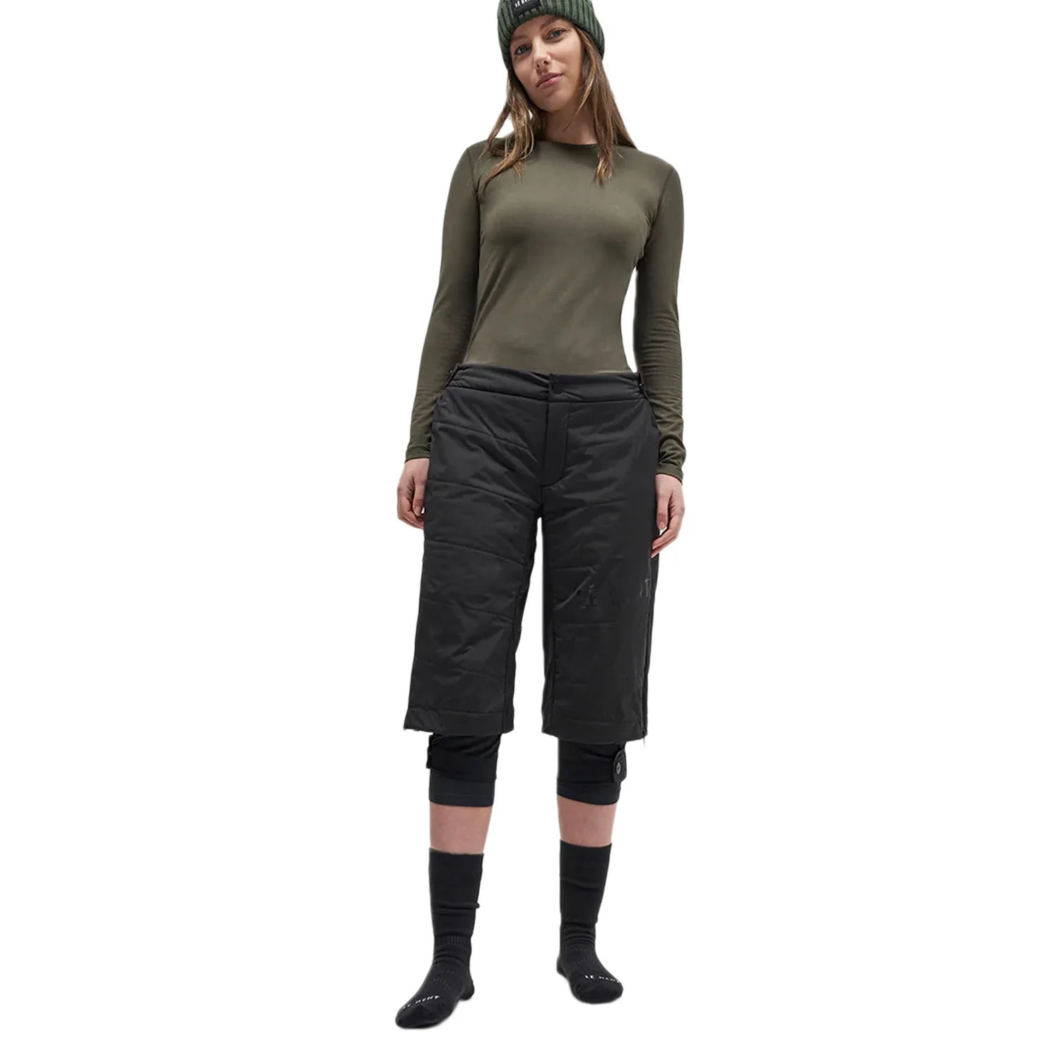 Le Bent Wool Insulated .75 Pant Black - Image 3