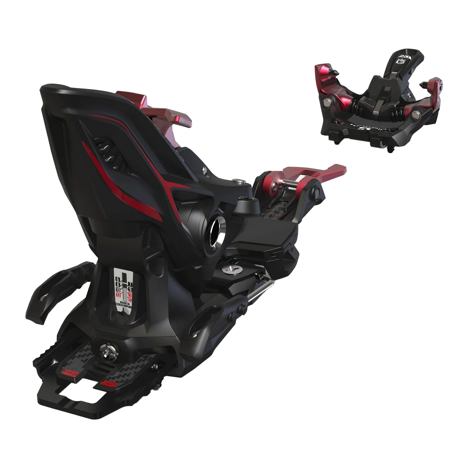 Marker Kingpin 13 Ski Binding 2026 Black/Red - Image 2