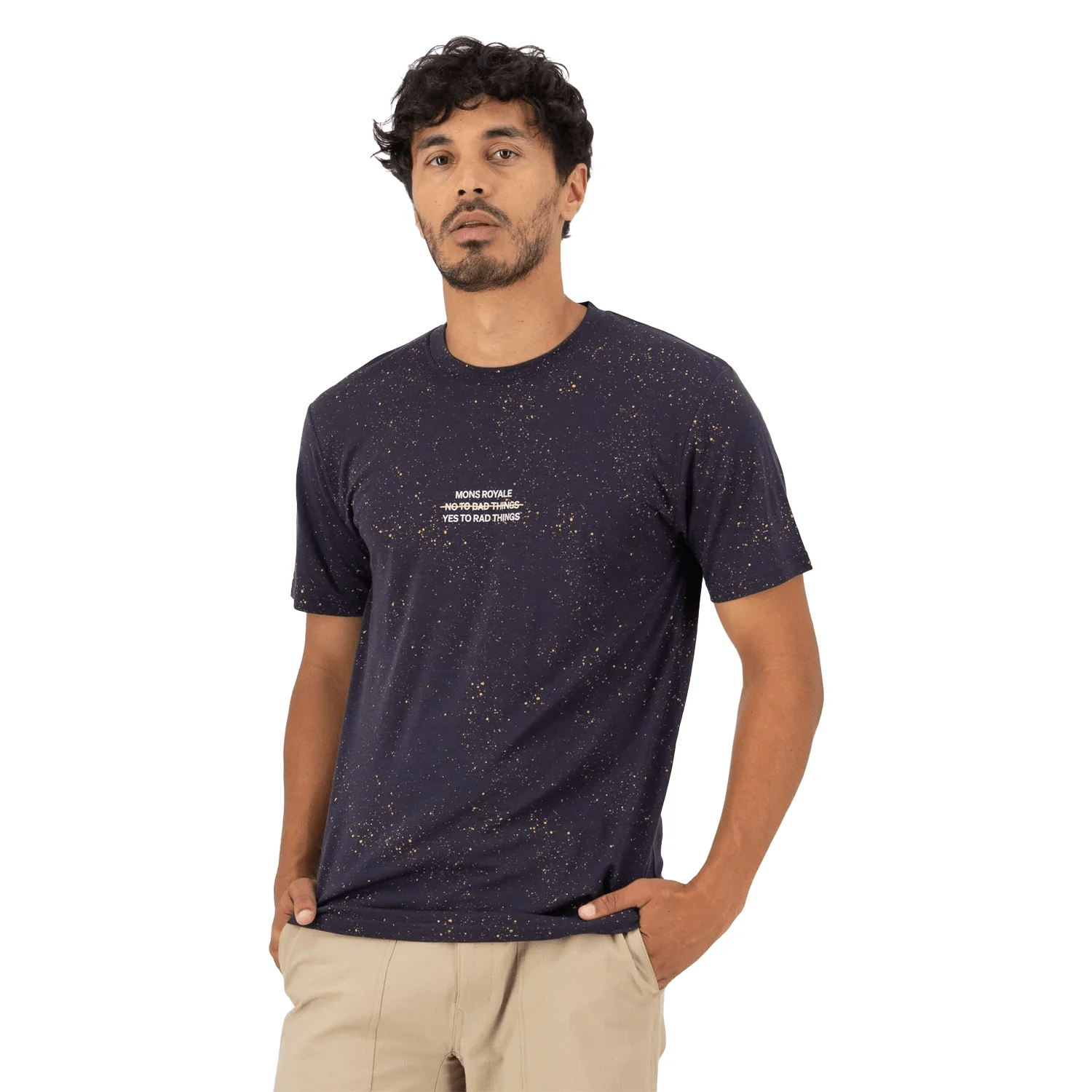 Mons Royale Men's Icon Merino Classic T-Shirt Cosmic