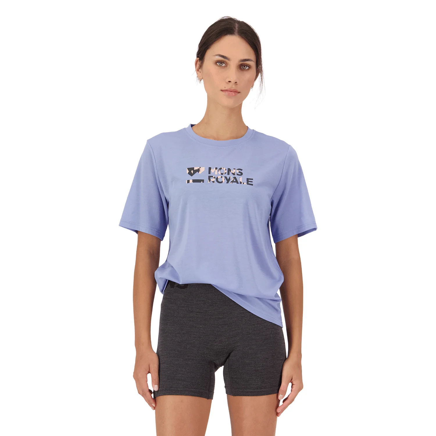 Mons Royale Women's Icon Merino T-Shirt Skyline