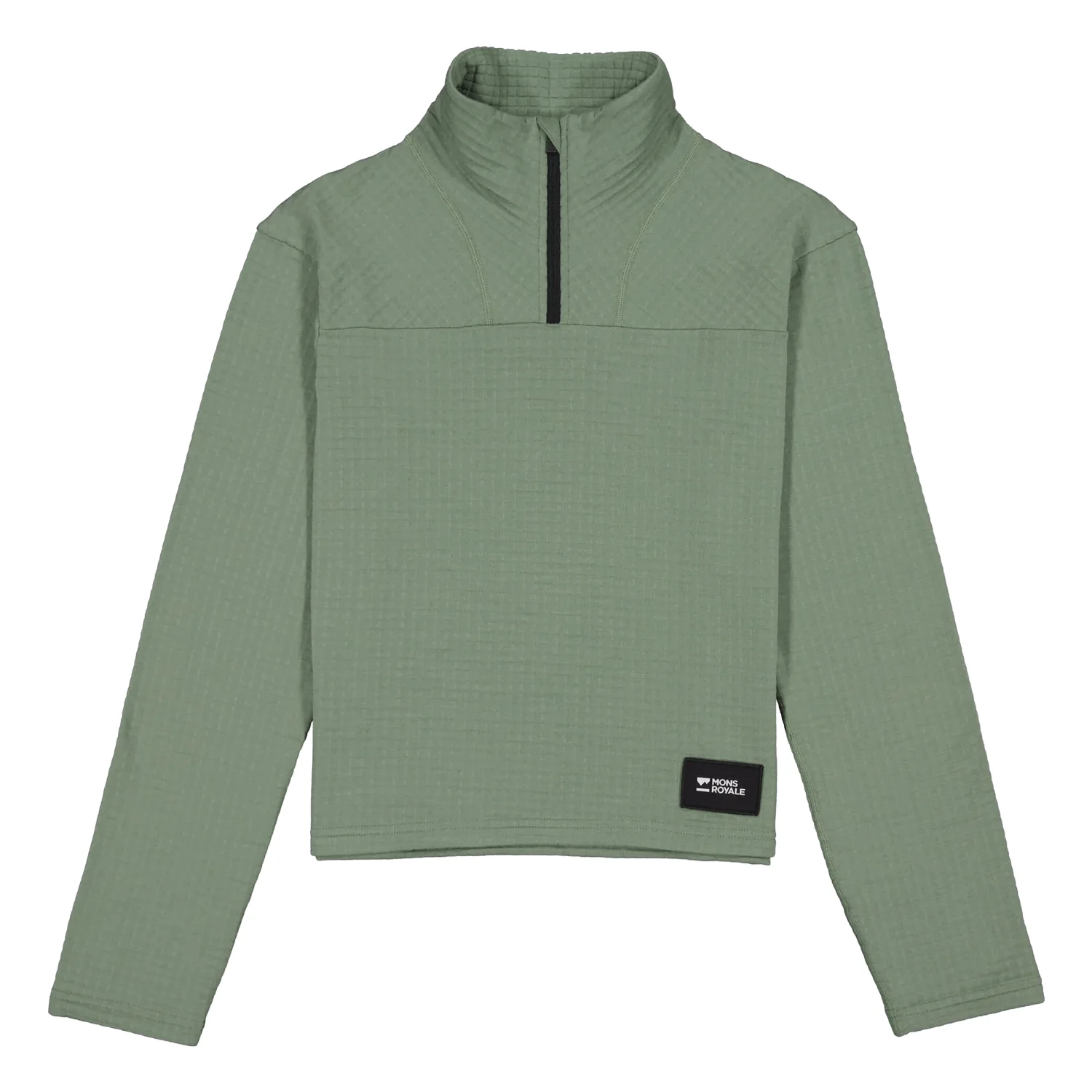 Mons Royale Women's Offgrid Merino Long Sleeve Fleece 2026 Willow - Image 4