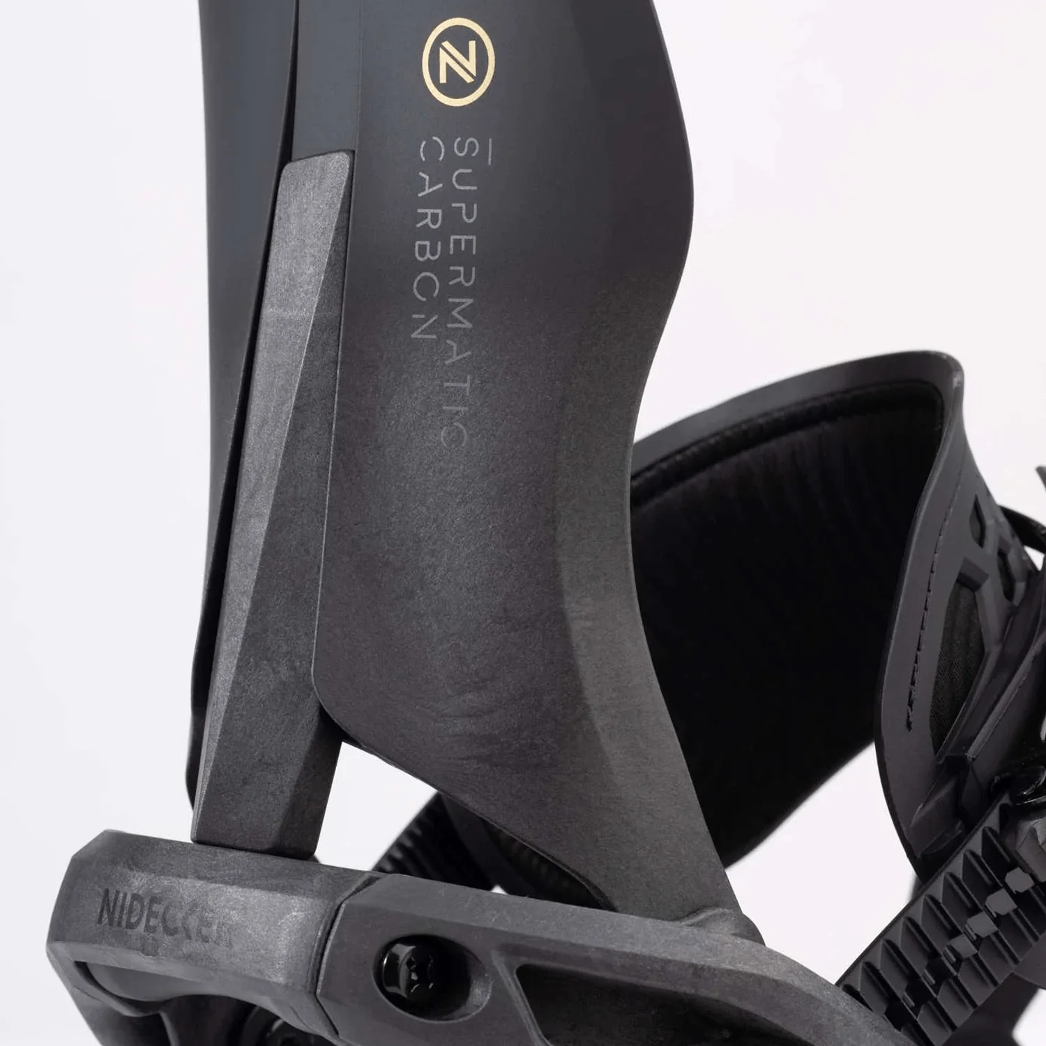 Nidecker Carbon Supermatic Snowboard Bindings 2026 Black - Image 3