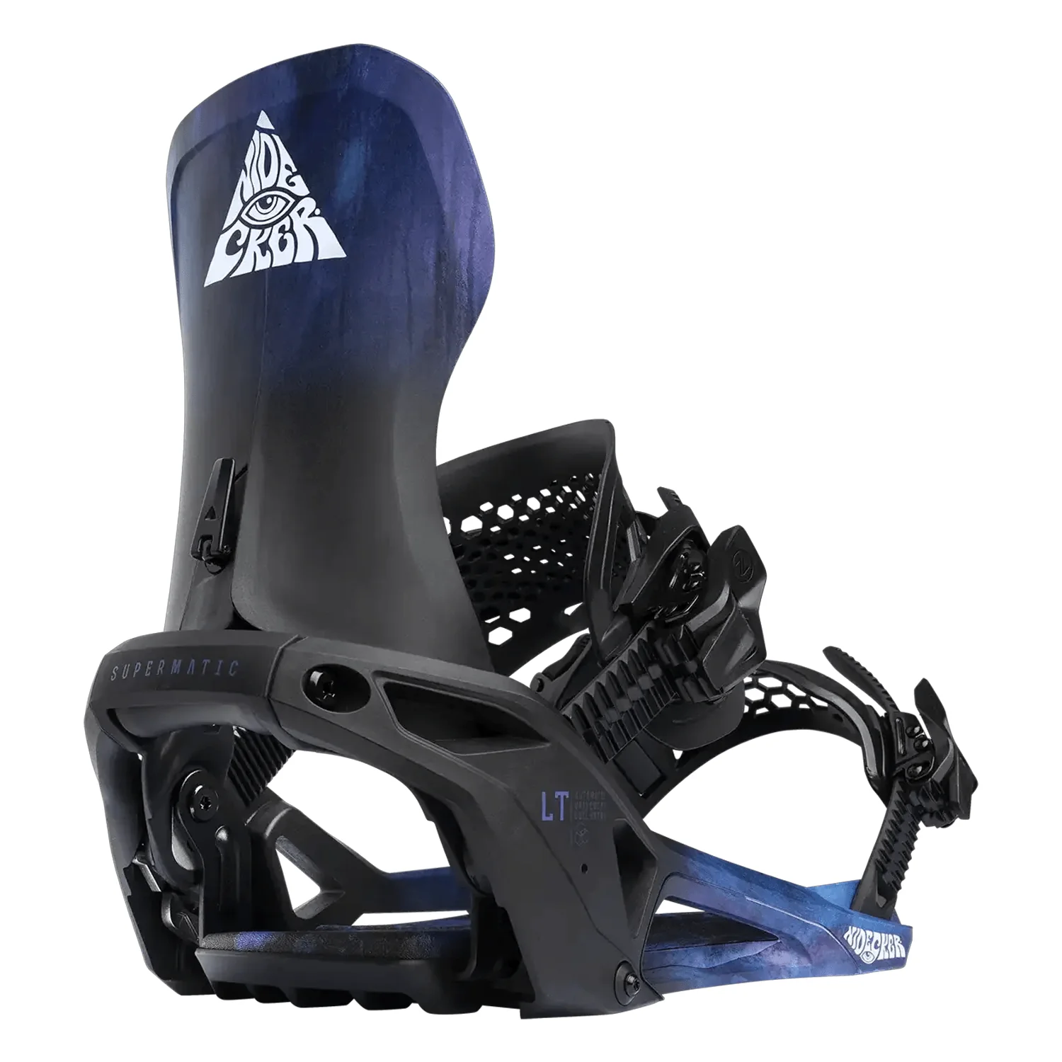 Nidecker LT Supermatic Snowboard Bindings 2026 Bio Black