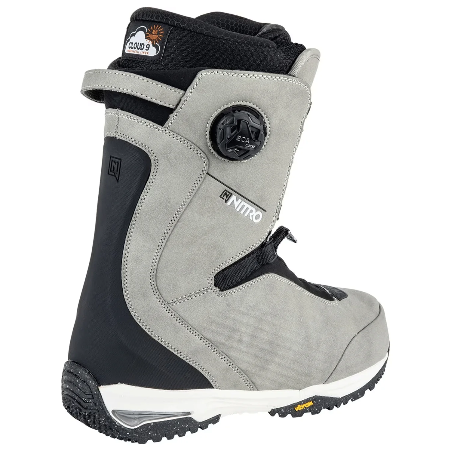 Nitro Men's Chase BOA Snowboard Boots 2024 Stone - Image 2