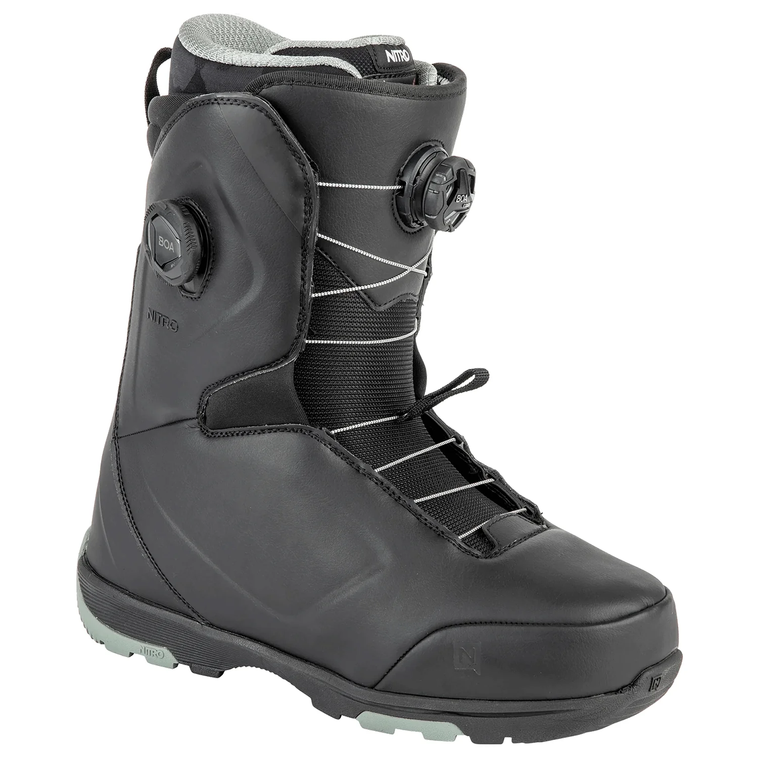Nitro Men's Club BOA Snowboard Boots 2024 Black