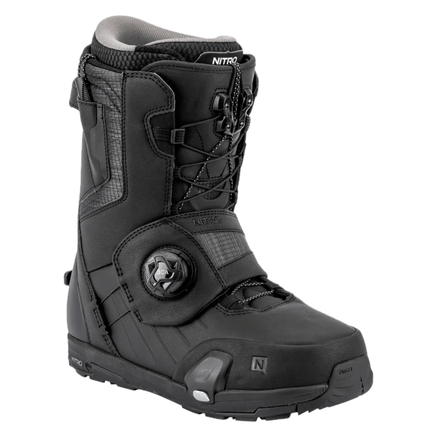 Nitro Men's Profile Step On TLS Snowboard Boots 2026 Black