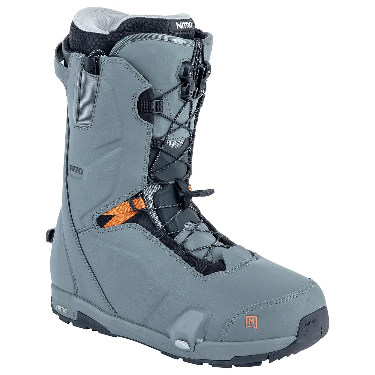 Nitro Men's Profile TLS Step On Snowboard Boots 2024 Charcoal