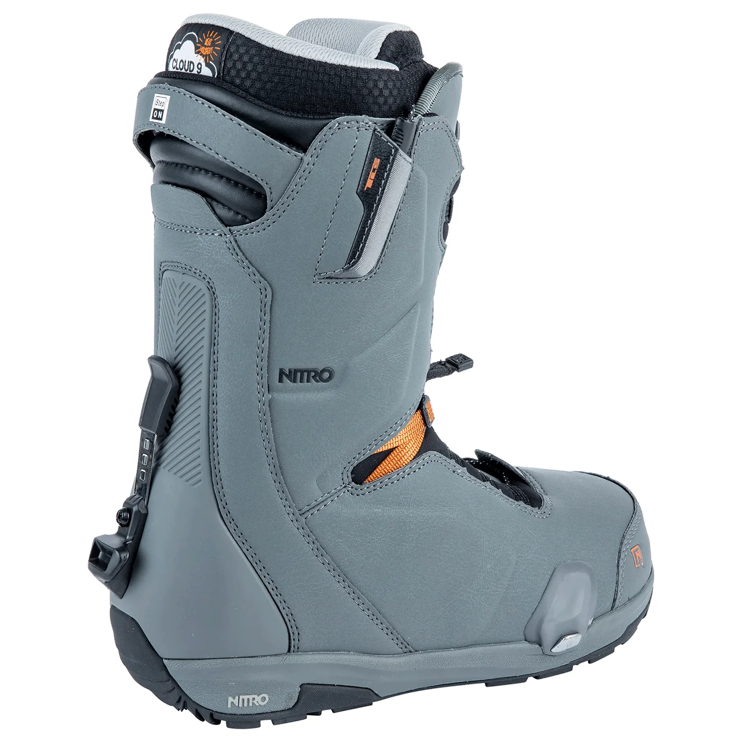Nitro Men's Profile TLS Step On Snowboard Boots 2024 Charcoal - Image 2