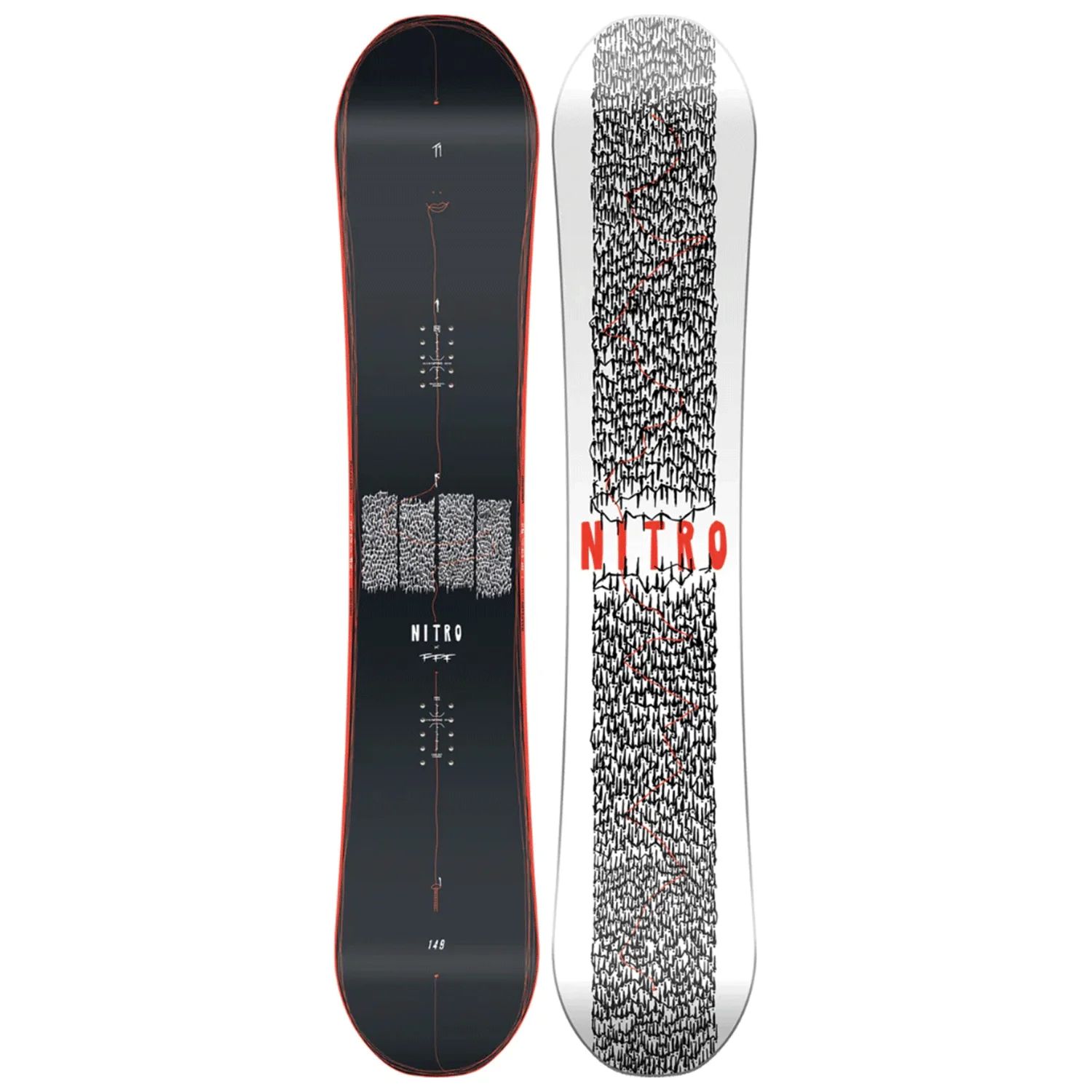 Nitro Men's T1 x FFF Snowboard 2024