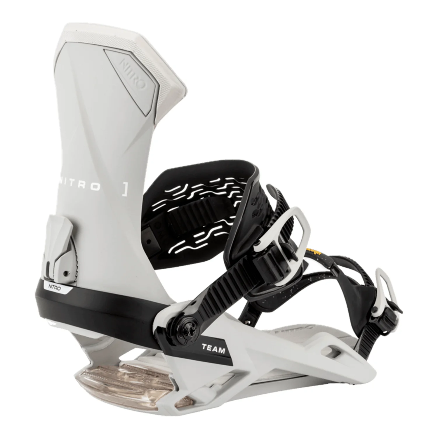 Nitro Men's Team Snowboard Bindings 2026 Grey