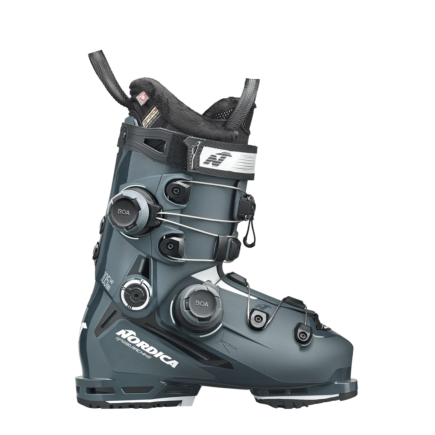 Nordica Women's Speedmachine 3 105 BOA DD Ski Boot 2027 Green/Black/Aquamarine - Image 2