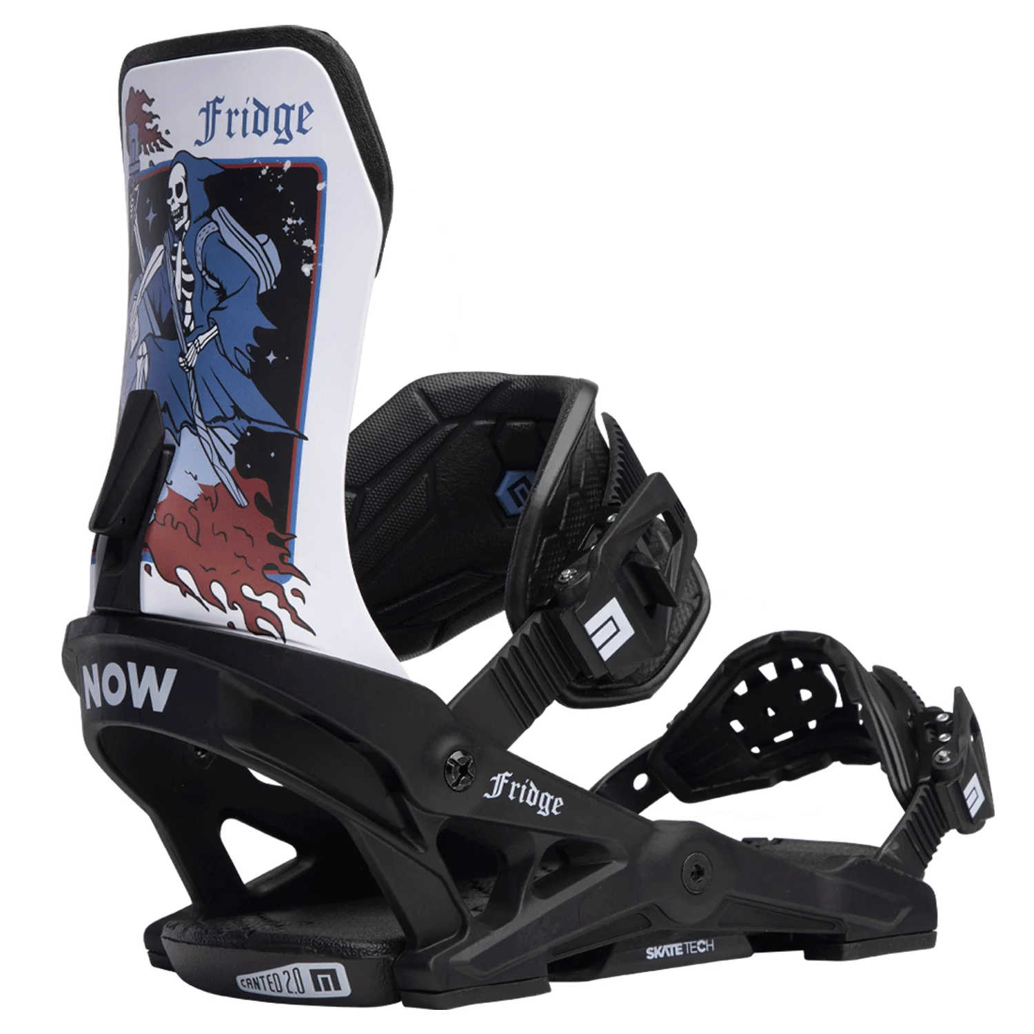 Now Men's Fridge Snowboard Bindings 2024 Black - Image 6