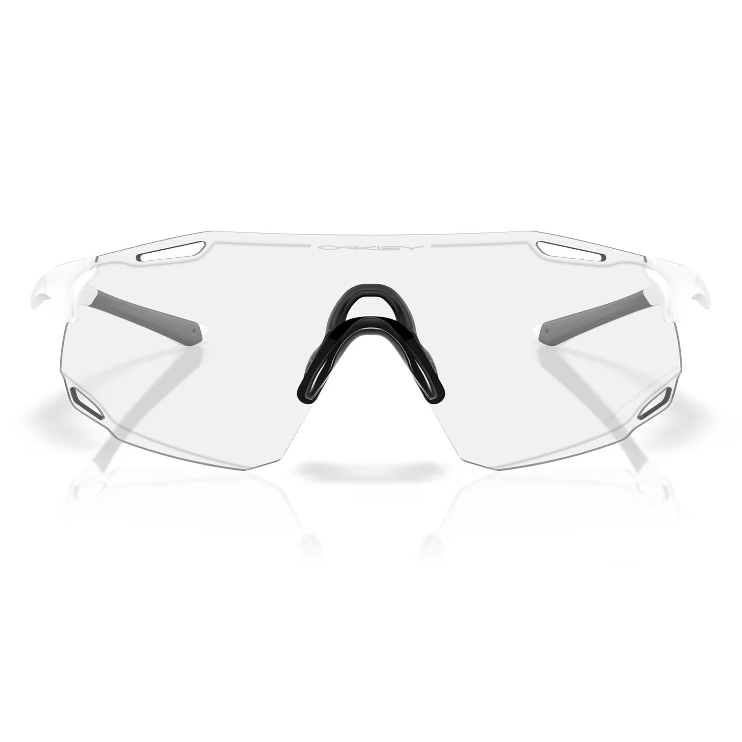 Oakley Cybr Dyno Sunglasses Matte White/Clear Photochromic 50% - Image 2