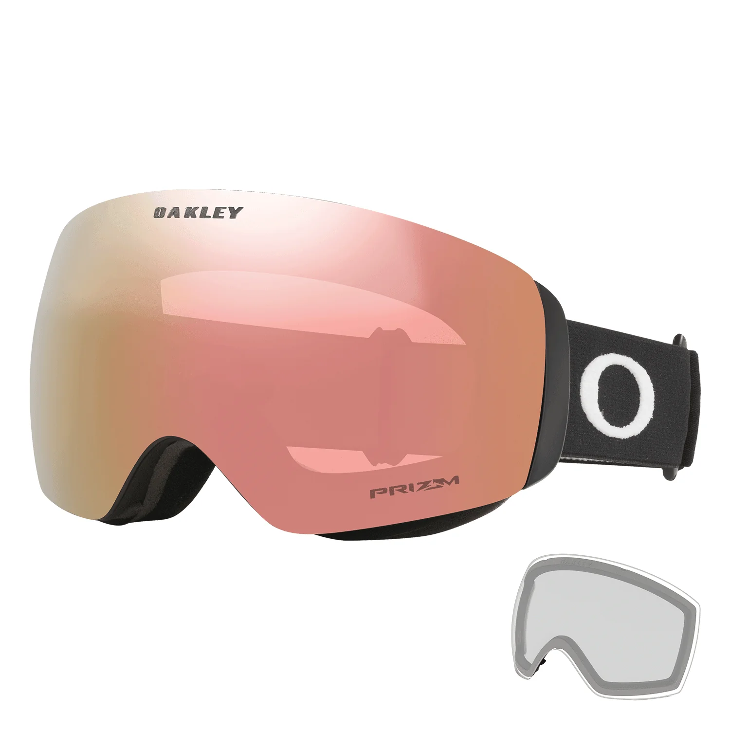 Oakley Flight Deck M Goggles Matte Black/Prizm Rose Gold + Prizm Clear