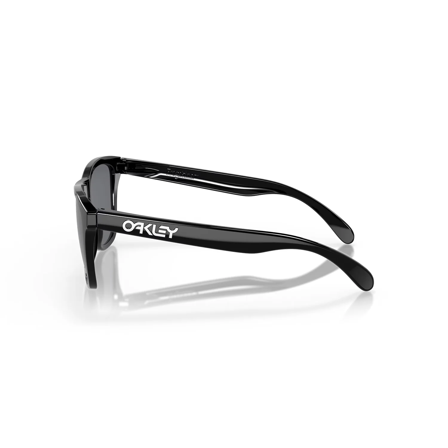 Oakley Frogskins Sunglasses Matte Black/Grey - Image 4