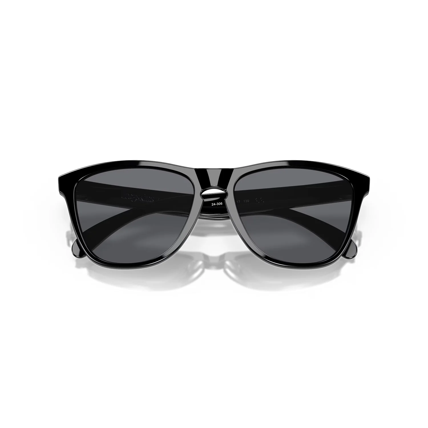 Oakley Frogskins Sunglasses Matte Black/Grey - Image 5