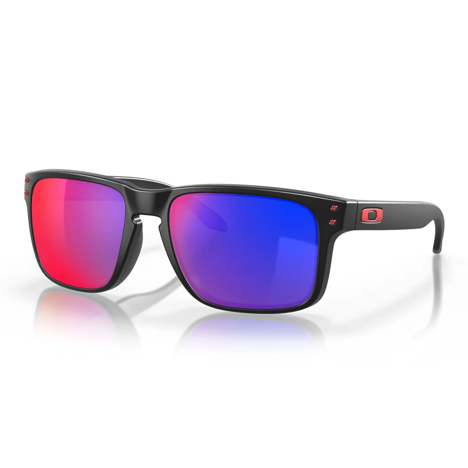 Oakley Holbrook Sunglasses Matte Black/Positive Red Iridium