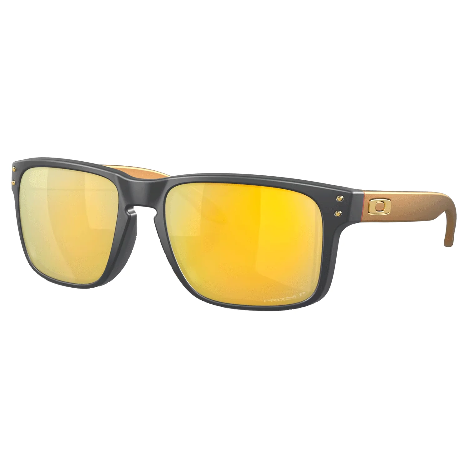 Oakley Holbrook Sunglasses Matte Carbon/Prizm 24K Polarized