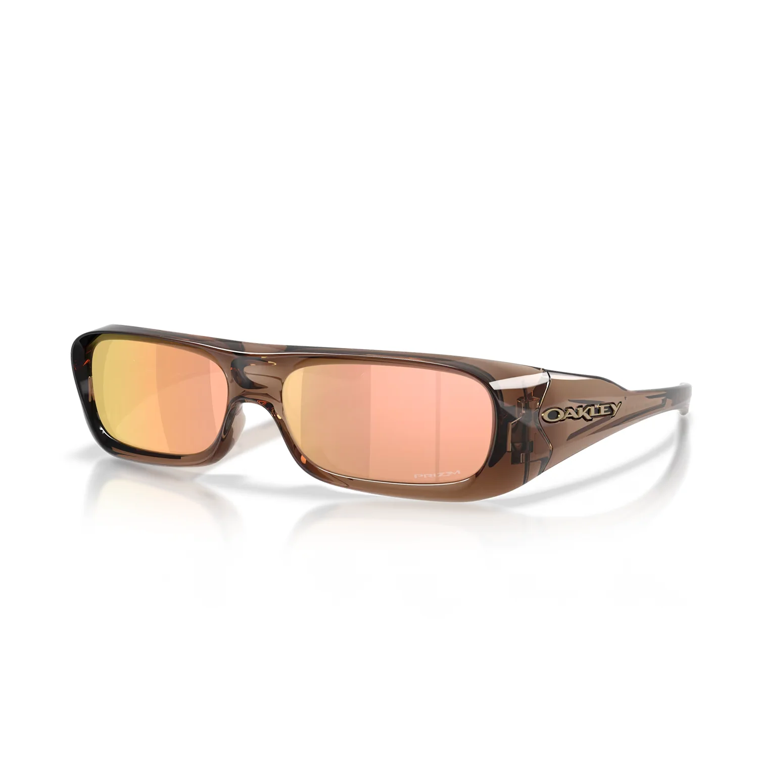 Oakley Permian Sunglasses Brown Smoke/Prizm Rose Gold