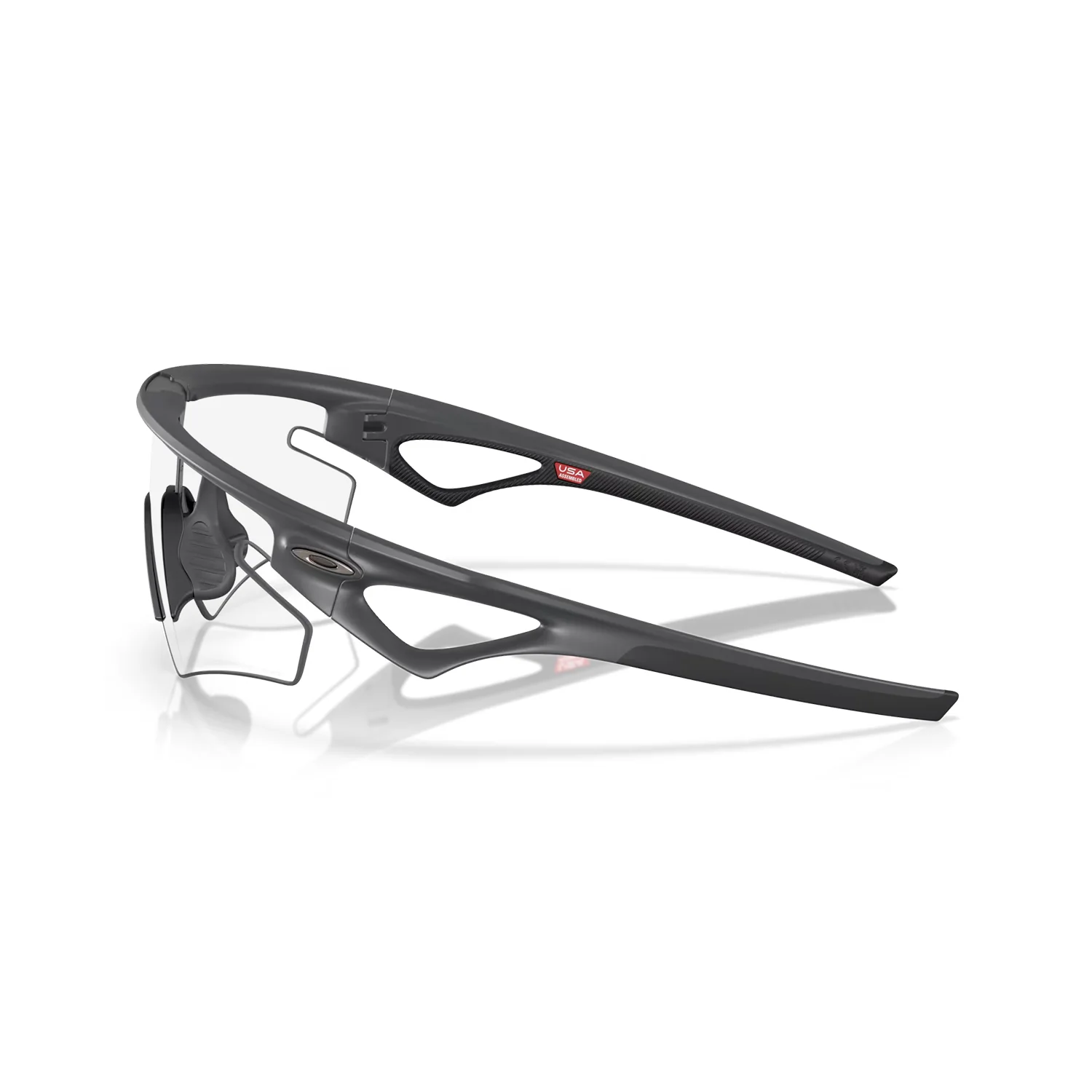 Oakley Sphaera Slash Sunglasses Carbon/Clear - Black Photochromic - Image 5