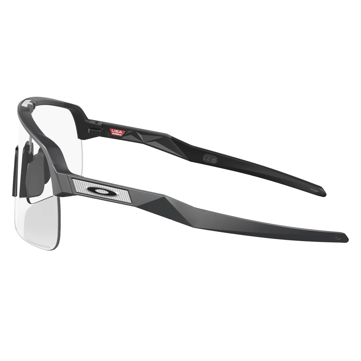 Oakley Sutro Lite Sunglasses Matte Carbon/Clear Photochromic - Image 2